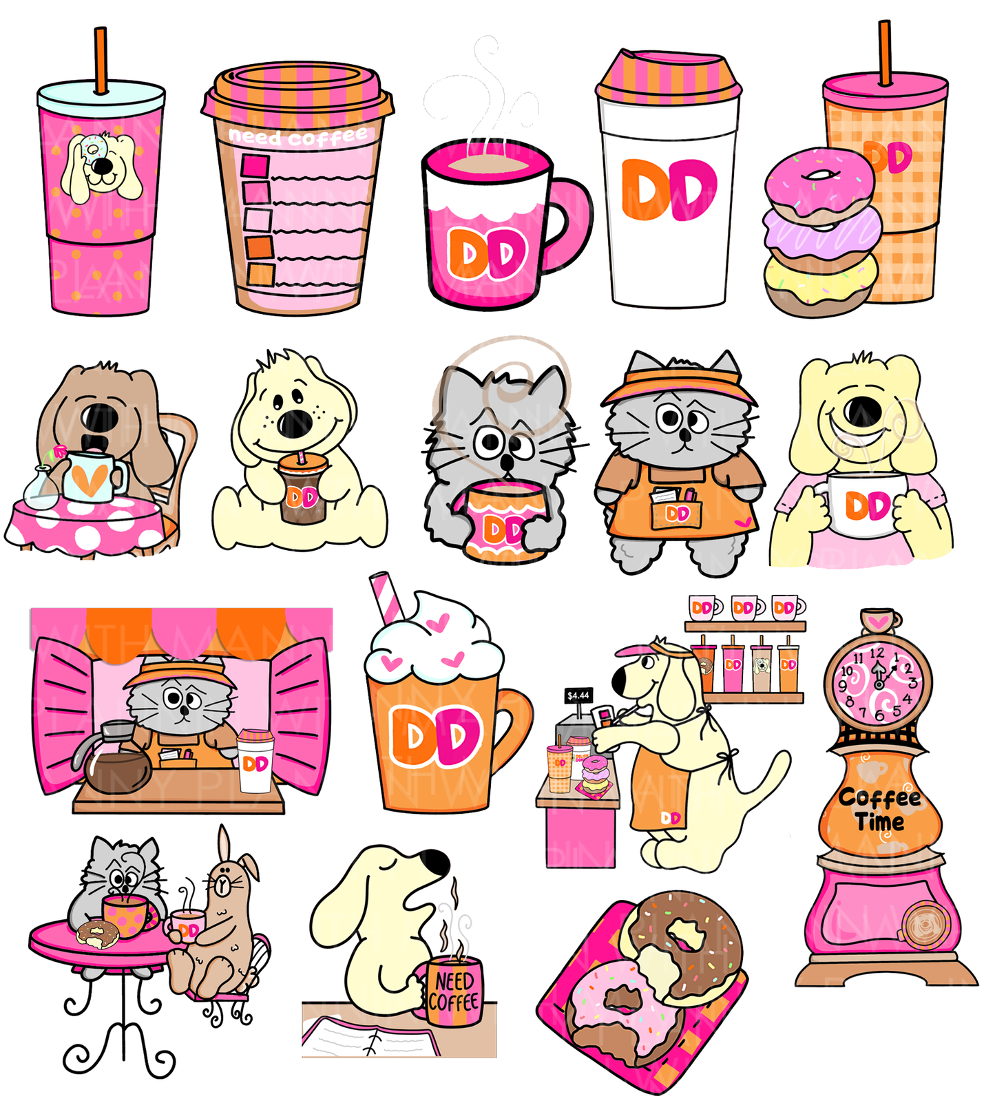 Delish Donut Shop Diecuts