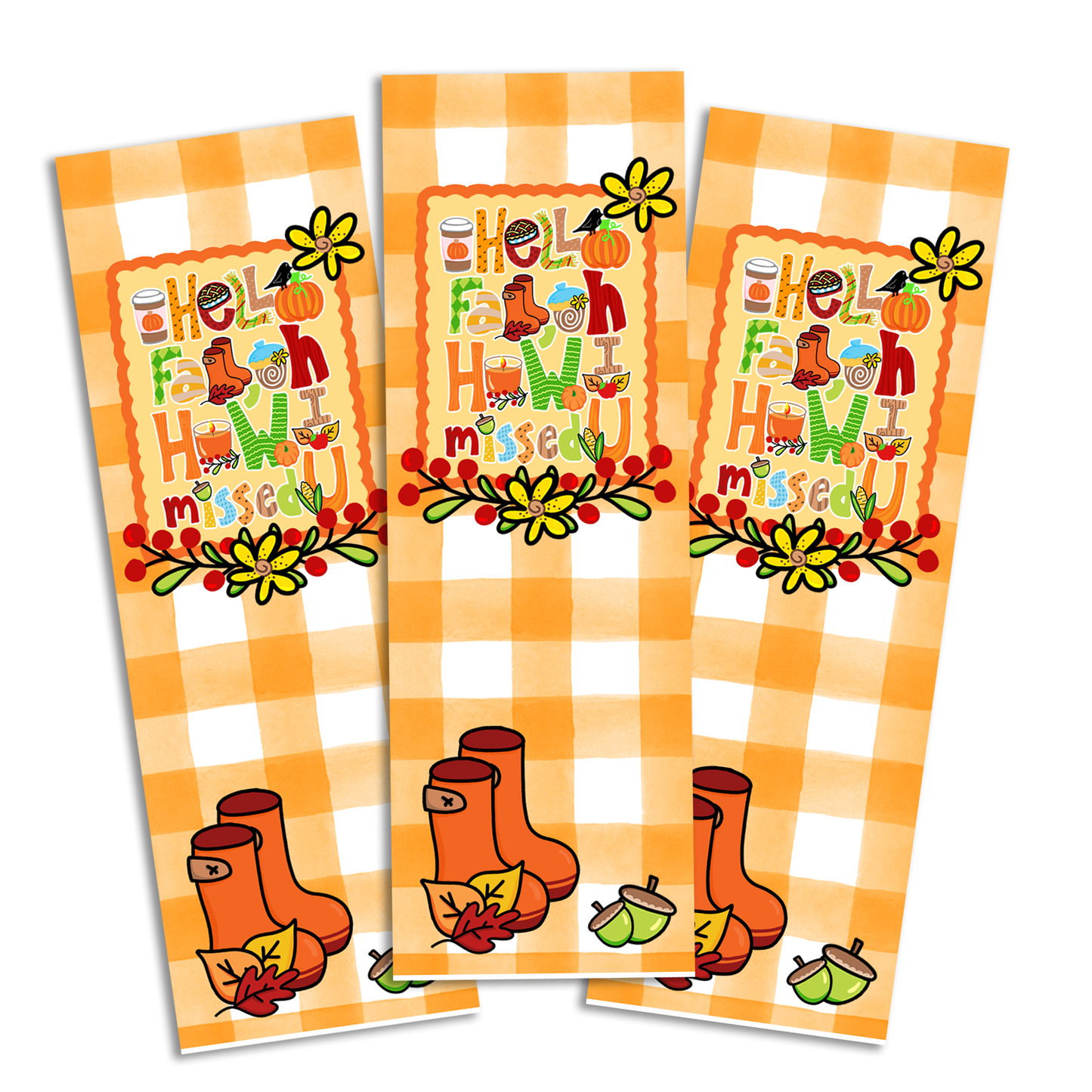 Oh Fall Bookmark!