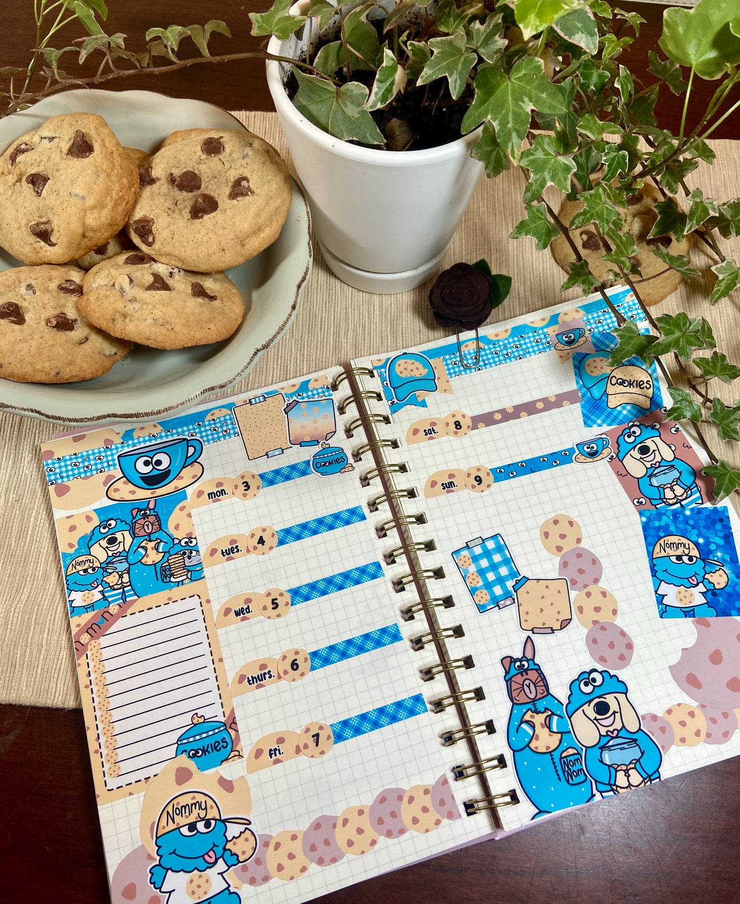 1787 Cookie Date Covers 1.5" and 1" Wide Options