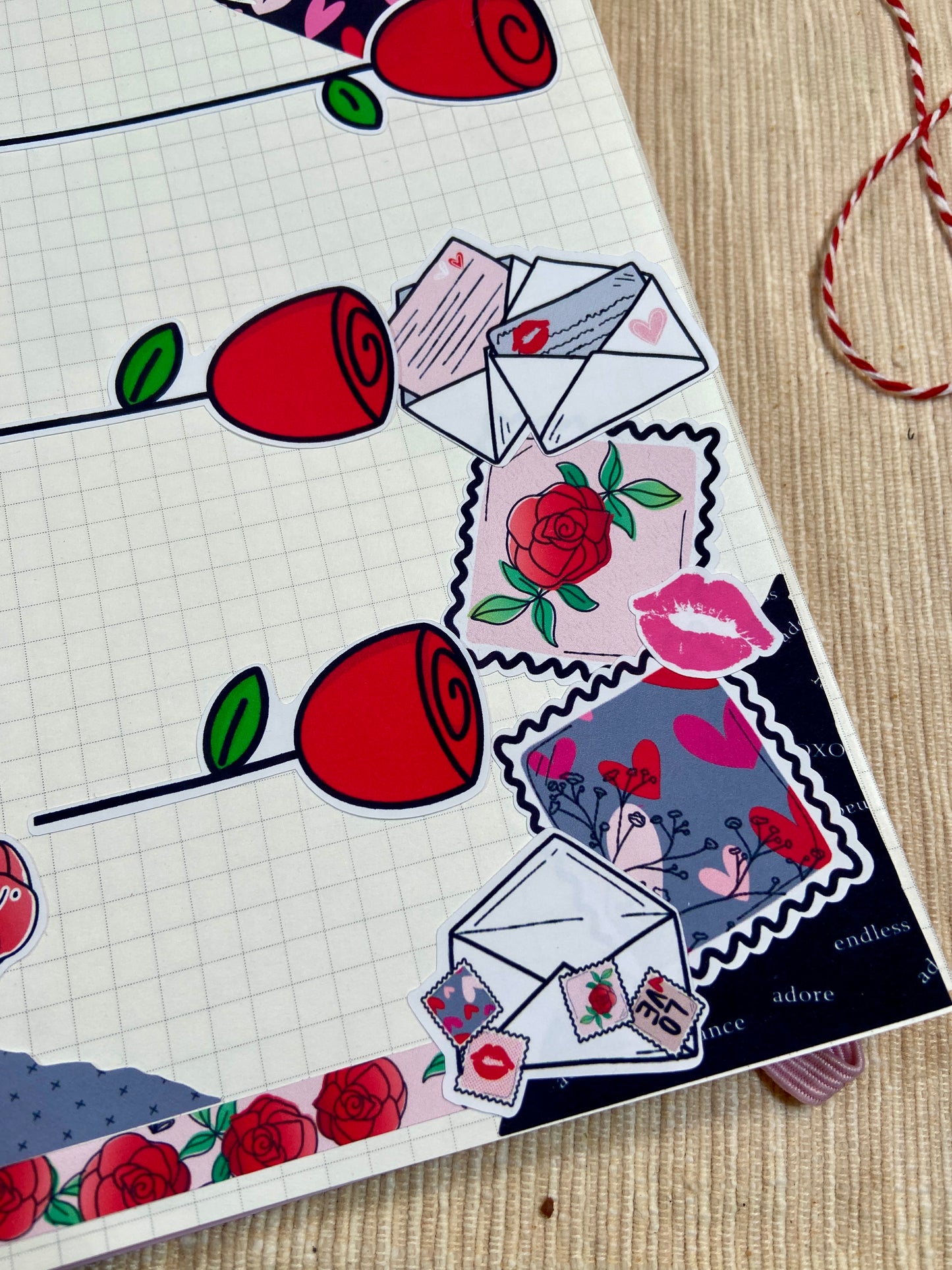 DB263 Love Collection Sticker Set