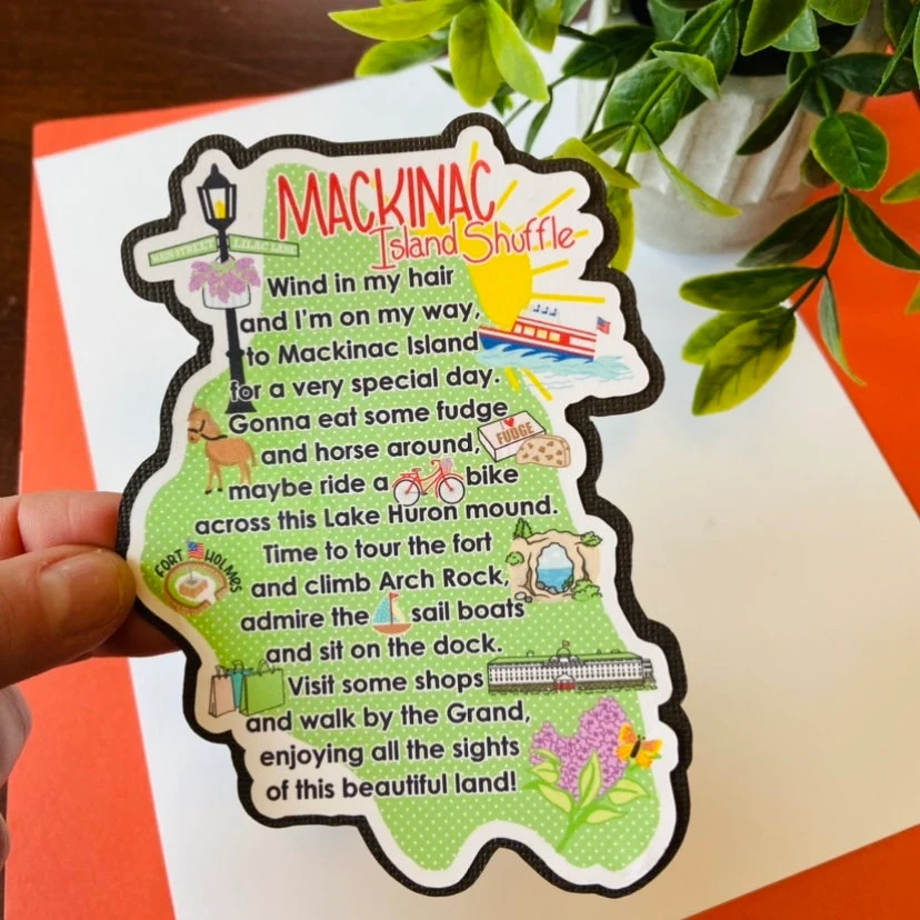 JD116 Mackinac Island Shuffle Layered Diecut