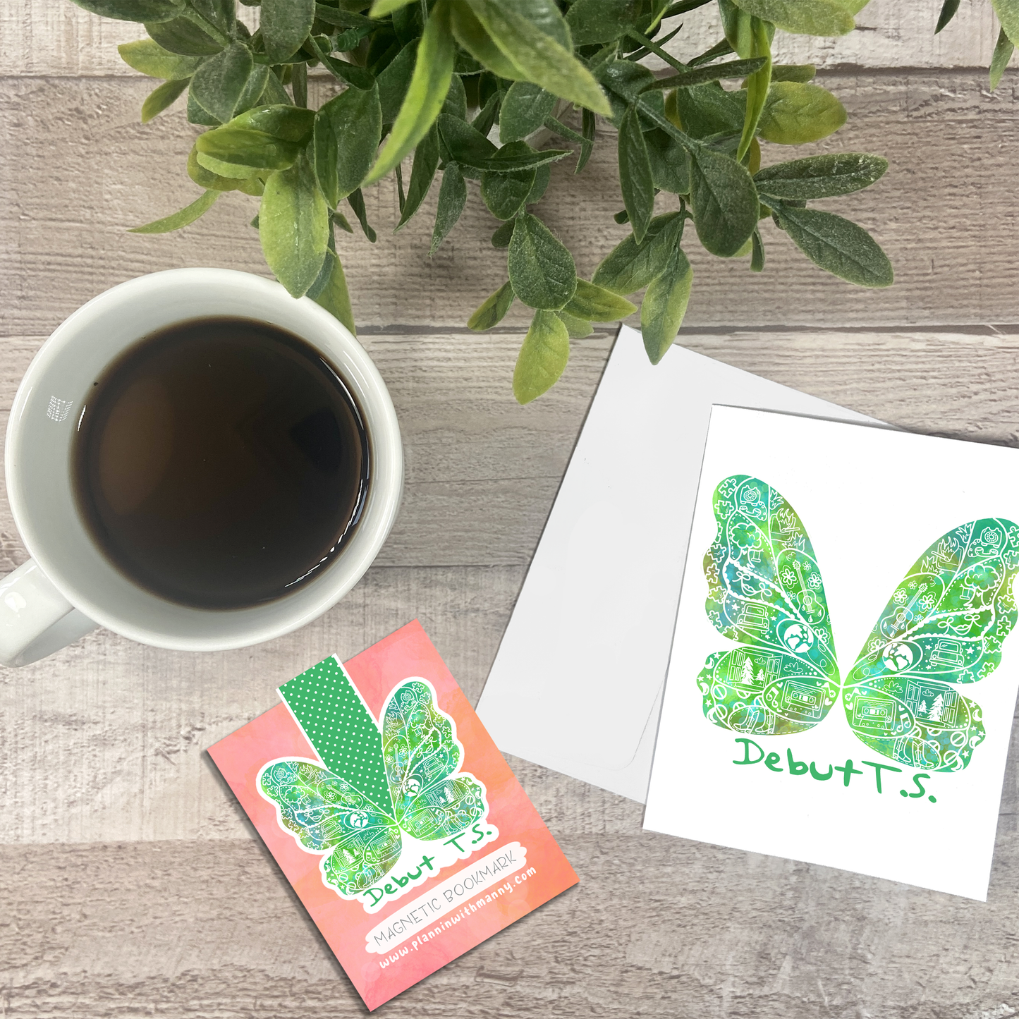 Debut Era Butterfly Vinyl Sticker MB139