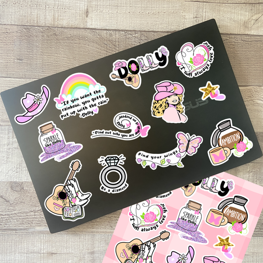 DB317 Hello Dolly Sticker Sheet