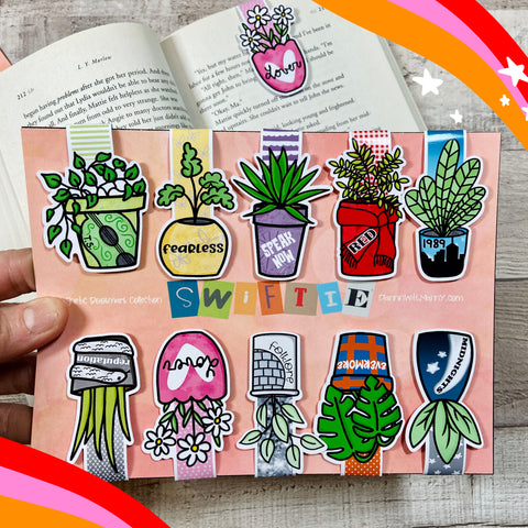 Eras Plant Magnetic Bookmark Collection
