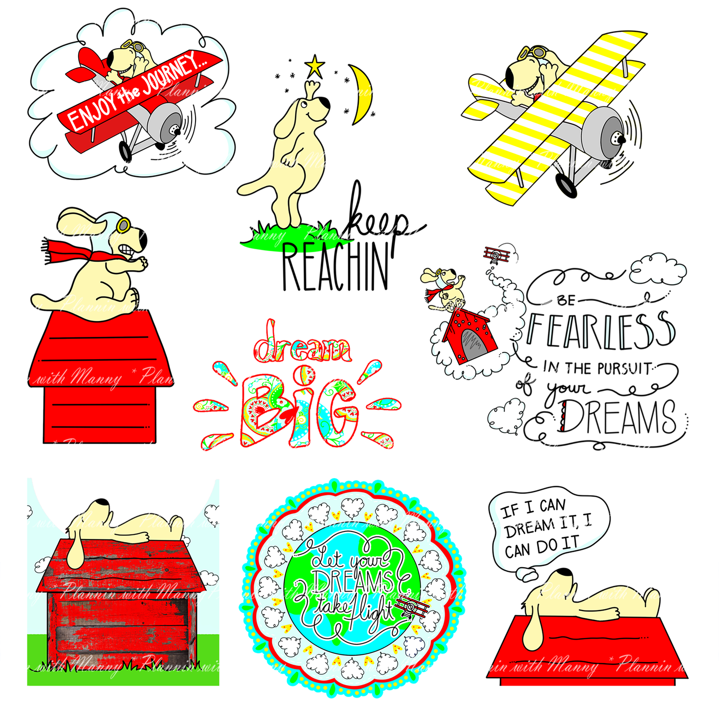 500 Dreams Take Flight Die Cuts and Pocket