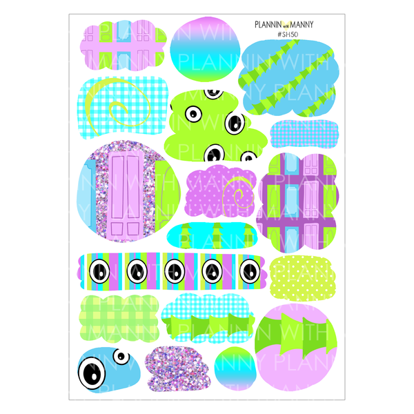 Simply Monsterous -Large Sticker Sheet Set