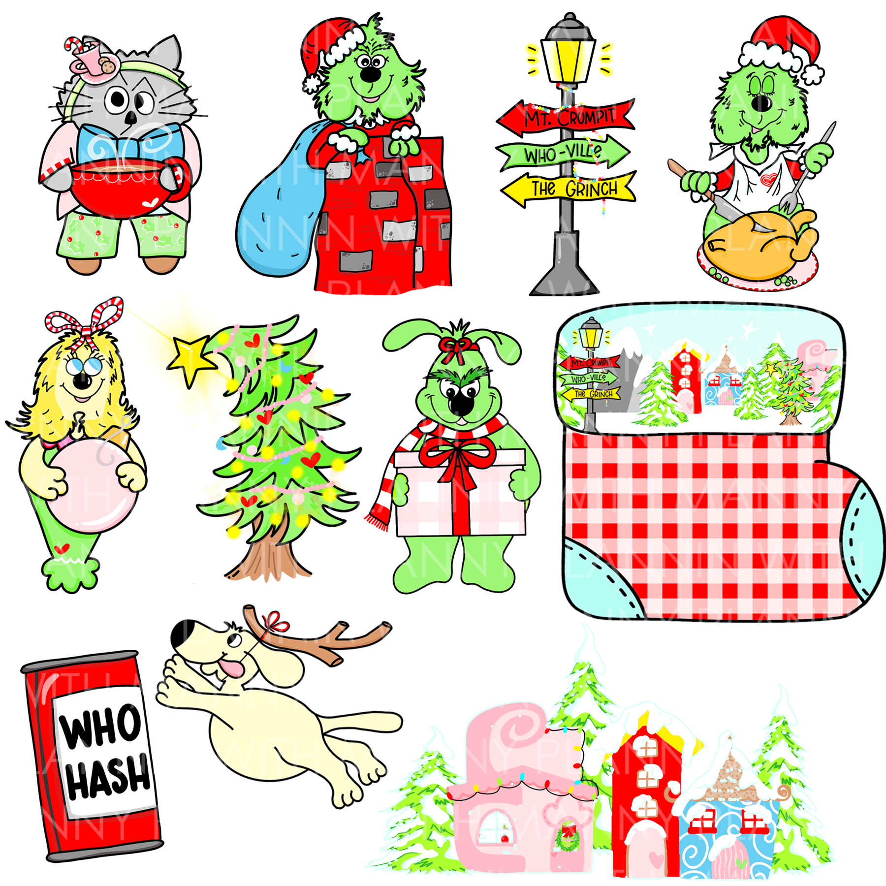 PFV33 Whoville Diecuts
