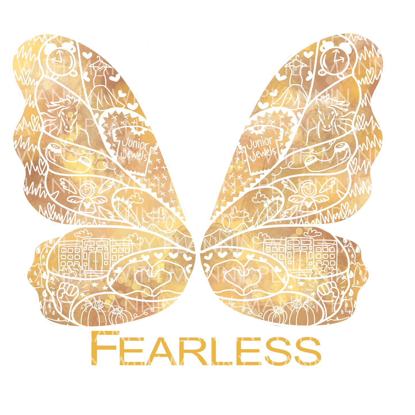 Fearless Era Butterfly Magnetic Bookmark MB141