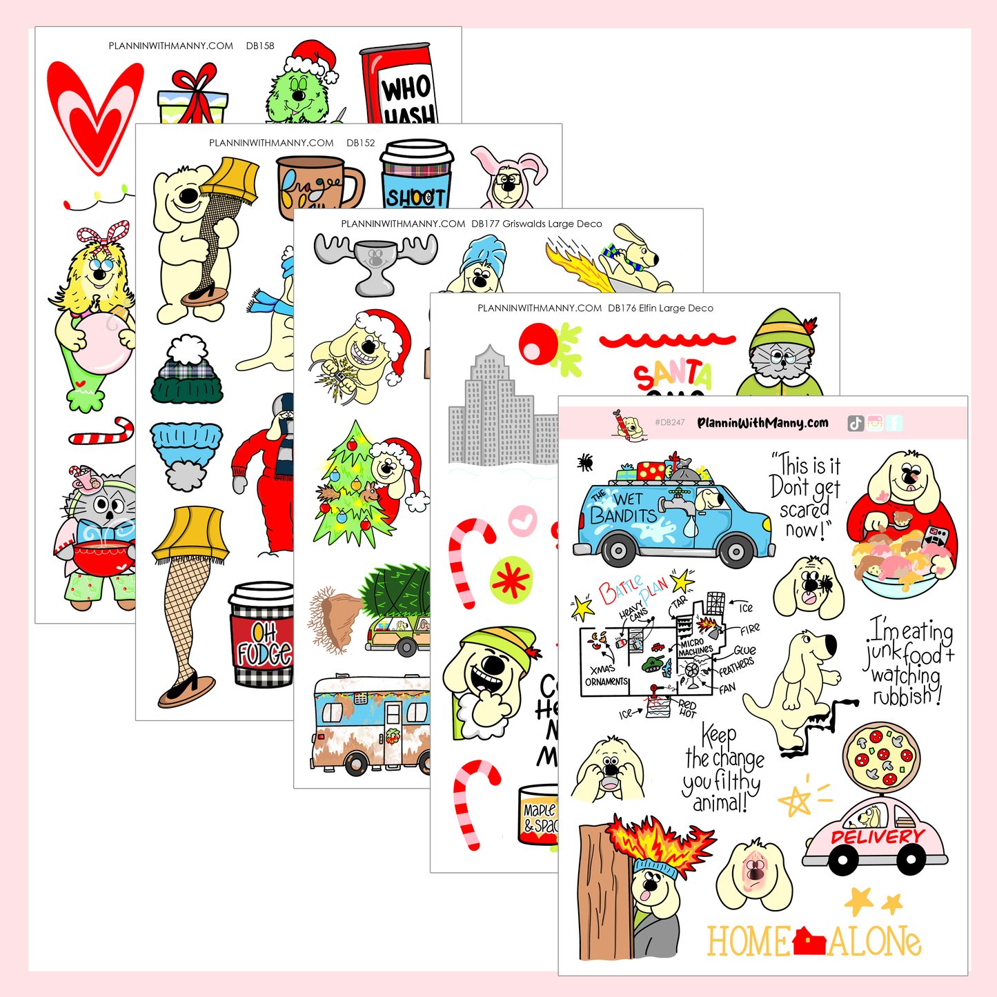 Holiday Movie Large Deco Set