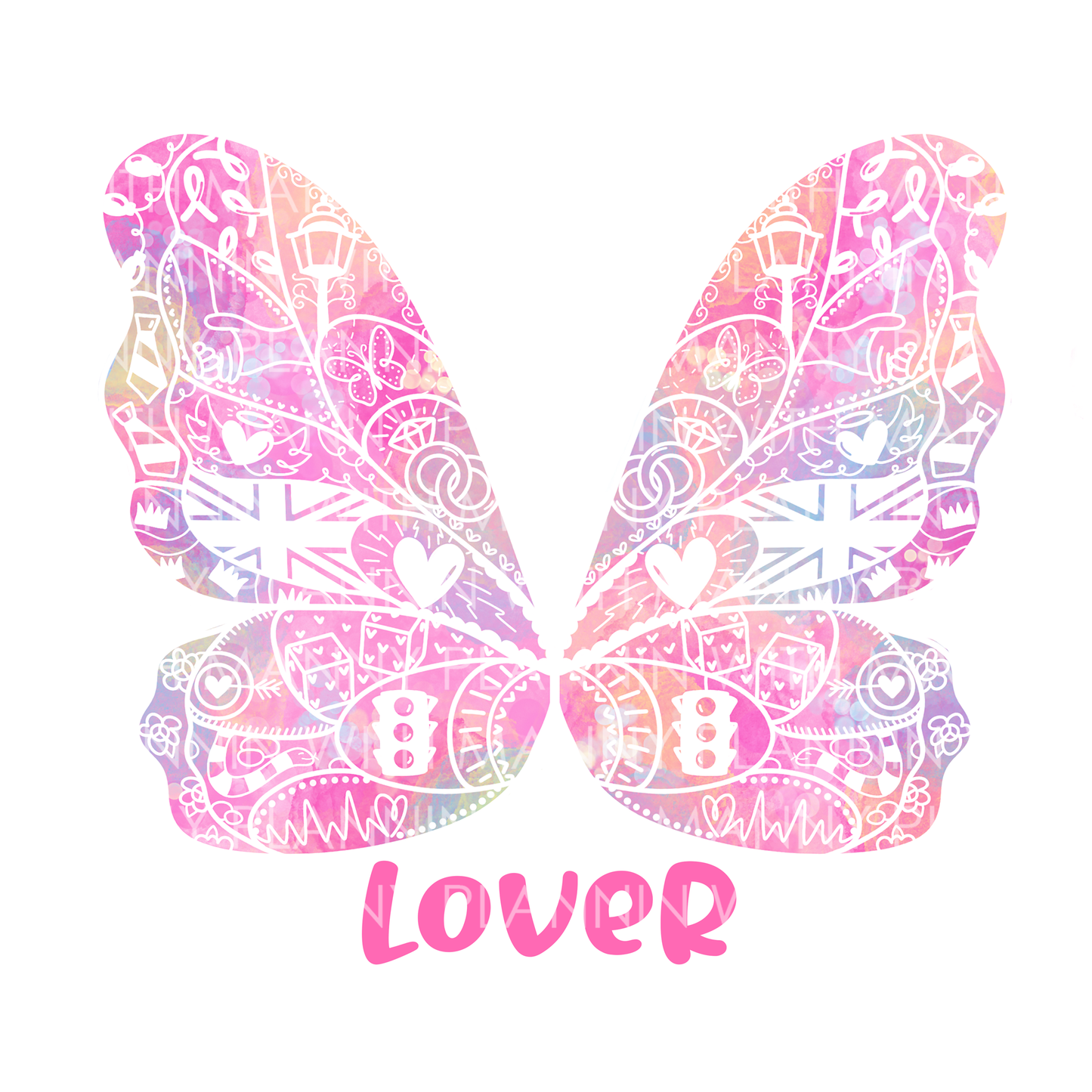 Lover Era Butterfly Vinyl Sticker MB136