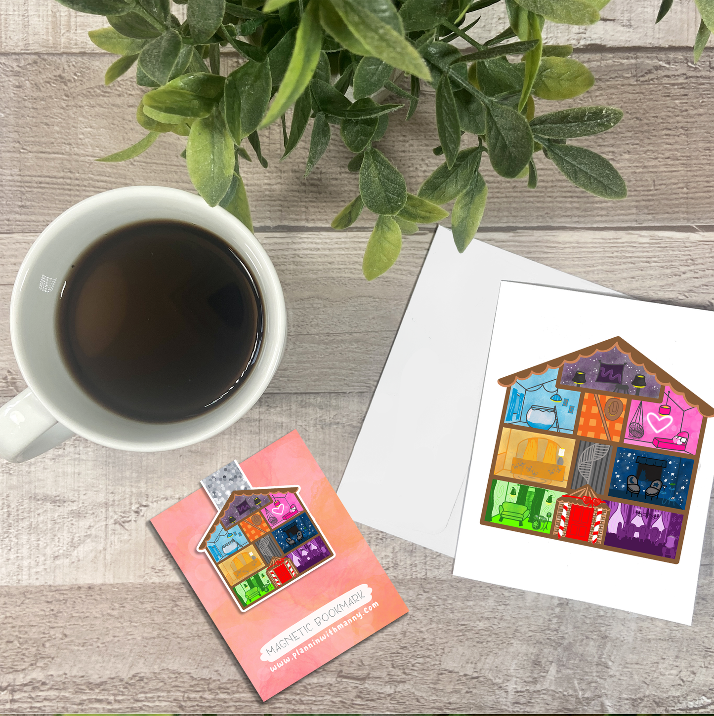 Lover House Magnetic Bookmark MB118