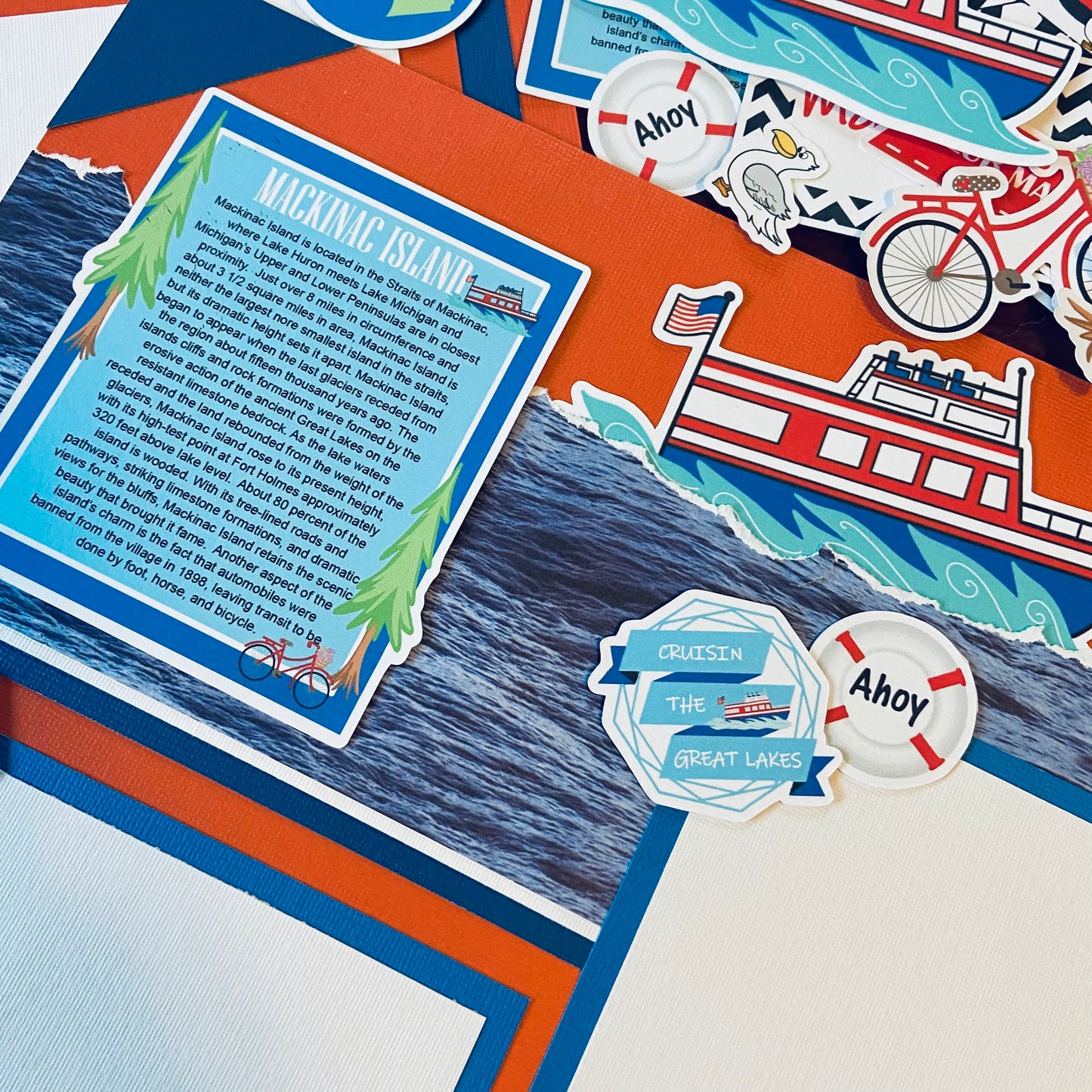 PRINTABLE Mackinac Island Original Die Cut Set