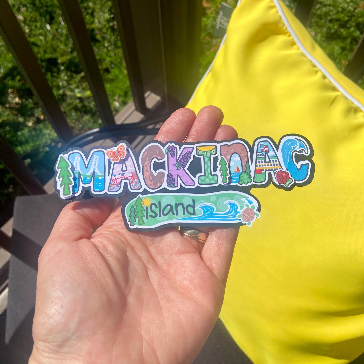 JD132 Mackinac Island Scrapbooking Layered Title