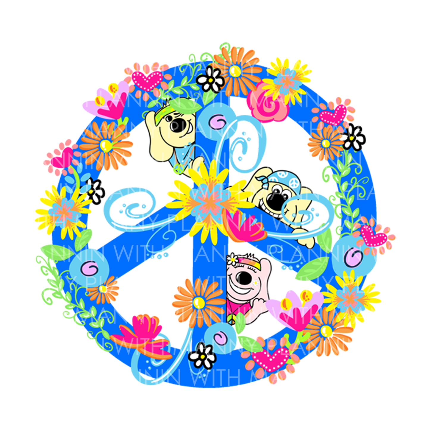 Peace...Vinyl Sticker, Magnetic Bookmark, & Notecard MB33