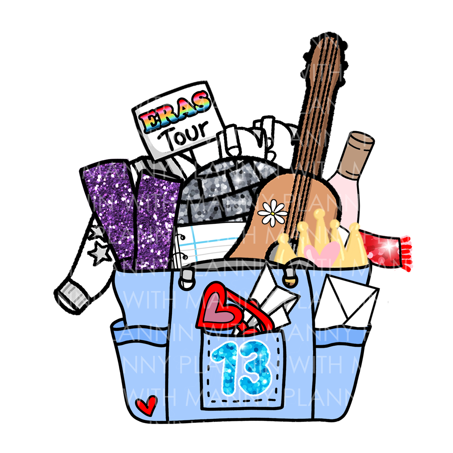 Taylor's Eras Tour Tote Bag Magnetic Bookmark