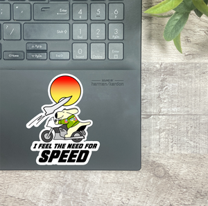 Need for Speed... Vinyl Sticker, Magnetic Bookmark, & Notecard MB74
