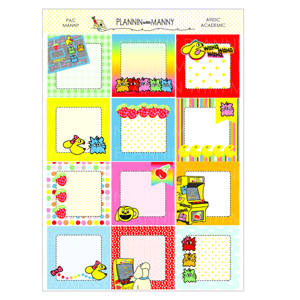 A903 TPC ACADEMIC 5 and 7 Day Weekly Planner Kit - Pac Manny Collection