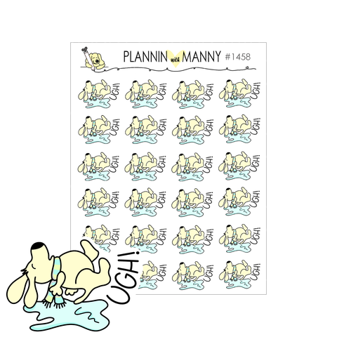 1458 Ugh Planner Stickers