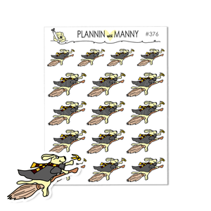 376 Flying Wizard Planner Stickers