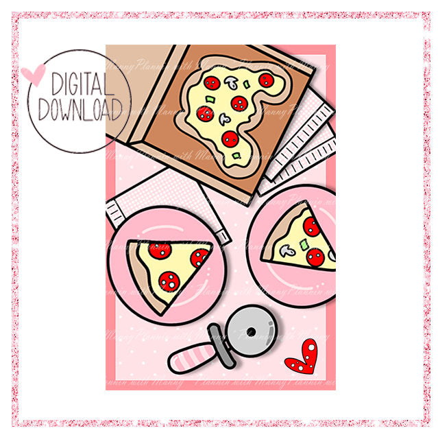 DIGITAL Manny Pizza Diecuts, Pocket, and Dashboard