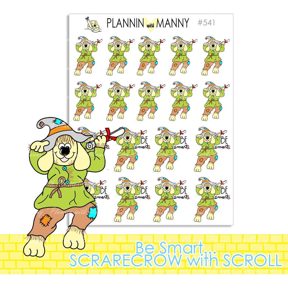 541 Scarecrow Planner Stickers