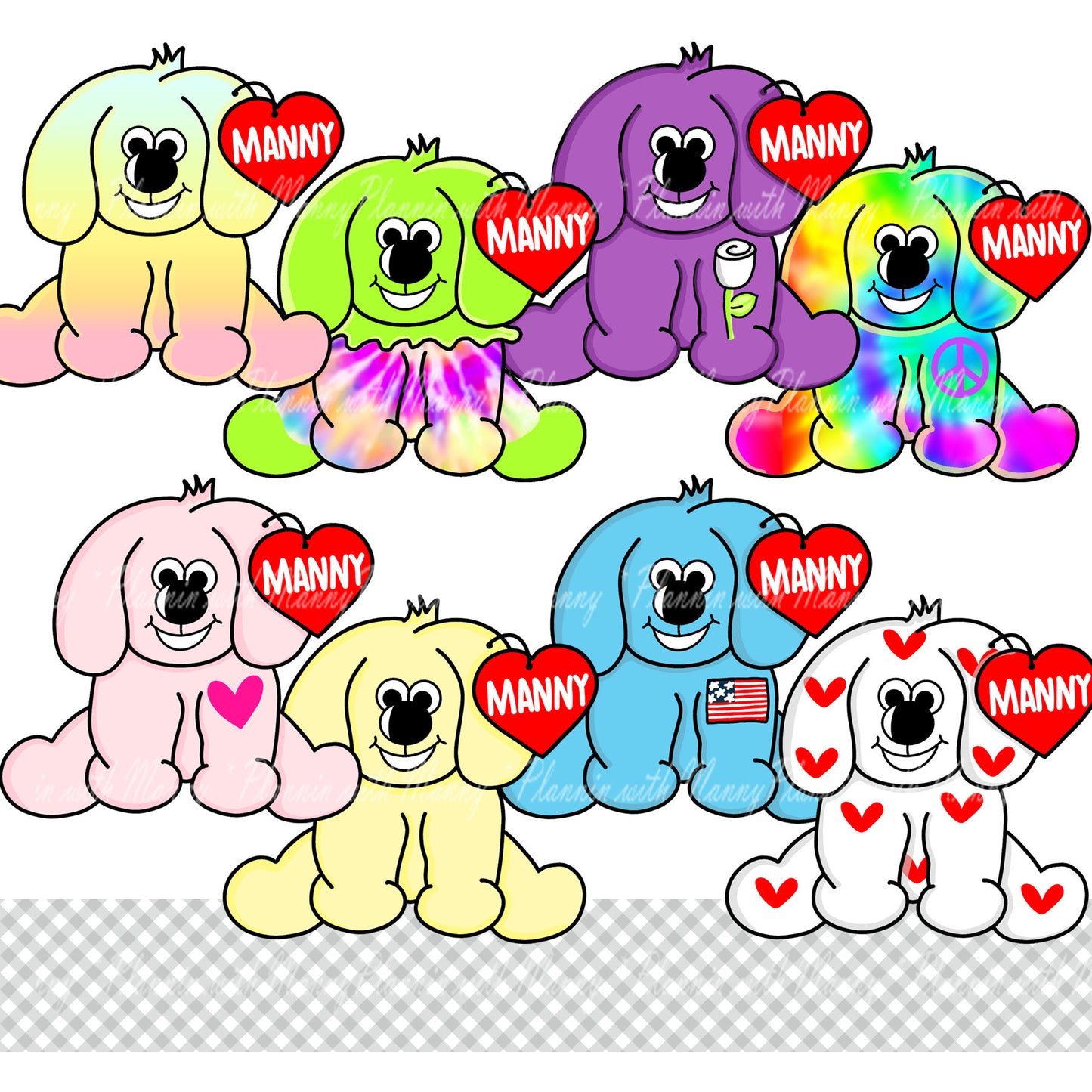 PP115, PP WEEKS Weekly Kit-Beanie Manny Collection