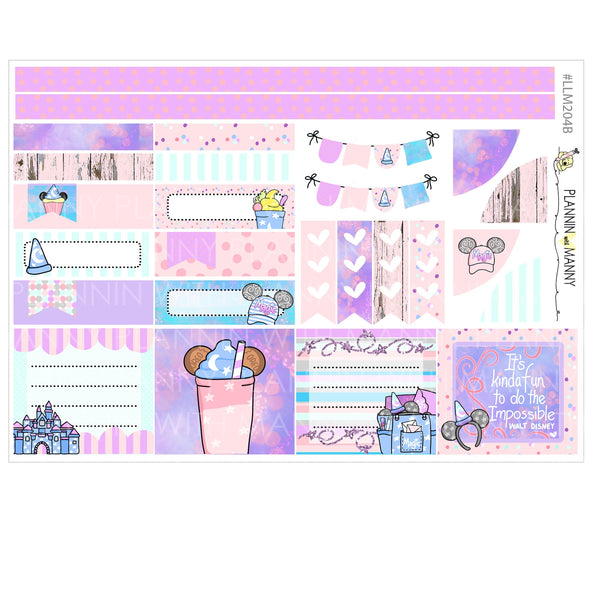LLM204 MONTHLY PLANNER STICKERS - Magical Manny Collection