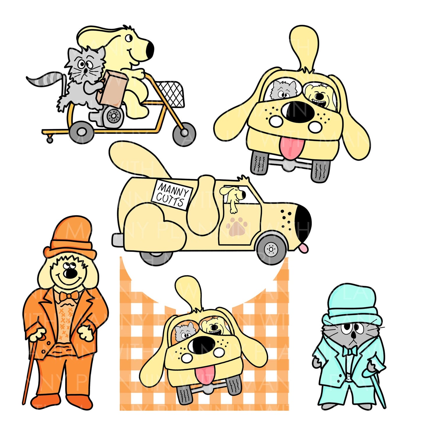 W12HA, HORIZONTAL Weekly kit - Fun and Funner Collection