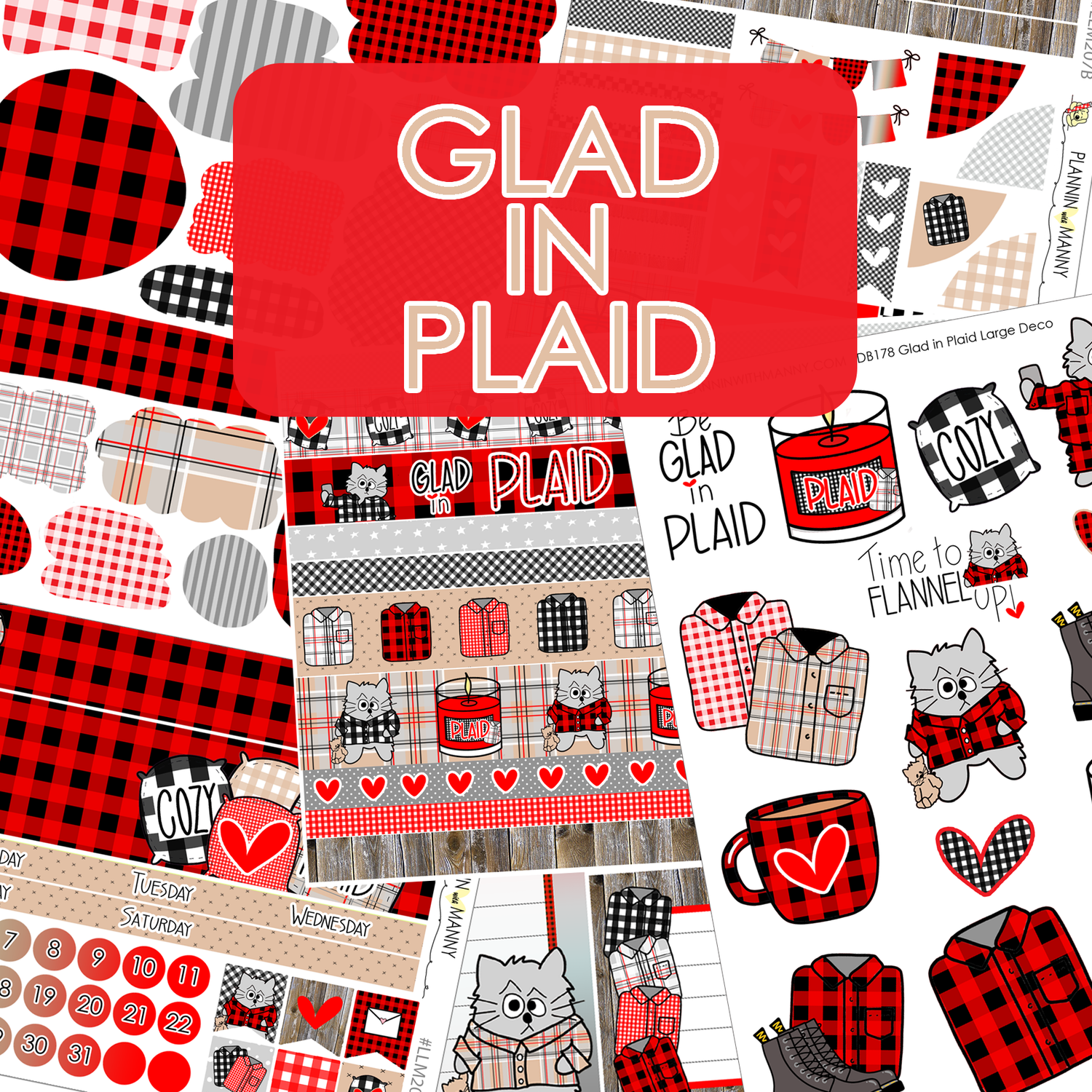 GLAD IN PLAID