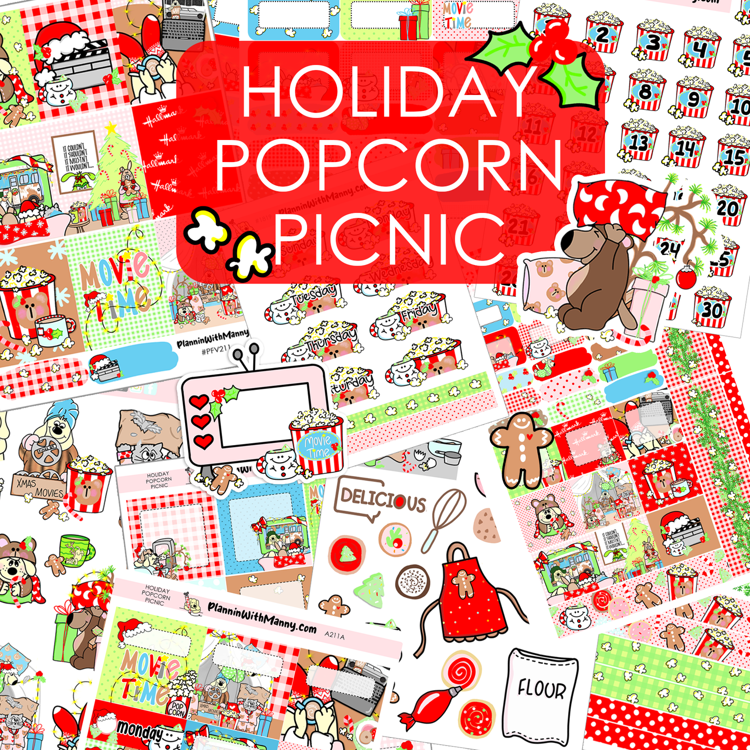 HOLIDAY POPCORN PICNIC