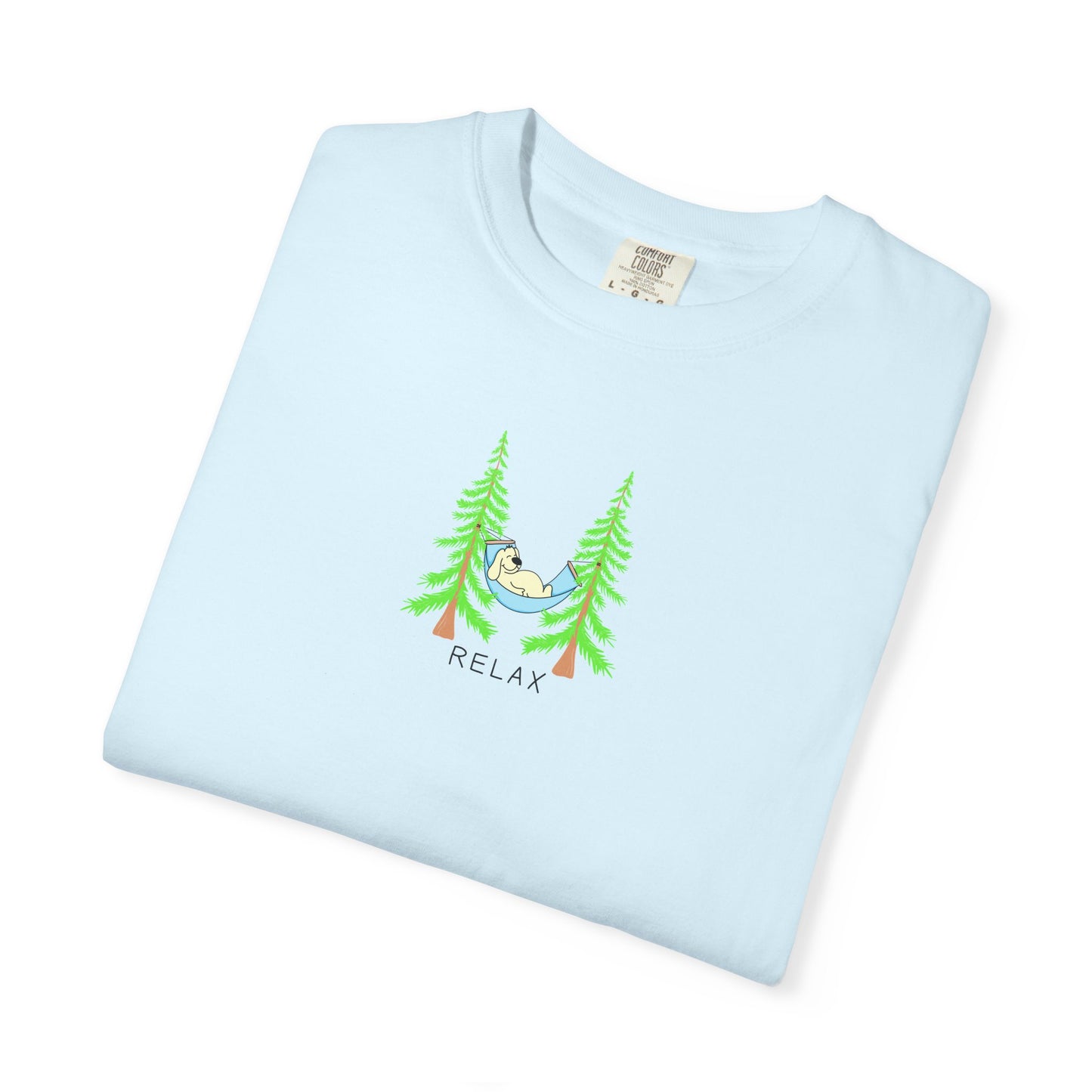 Forest Sloth Tee — Relaxing 'Chill Out' Nature Graphic T-Shirt