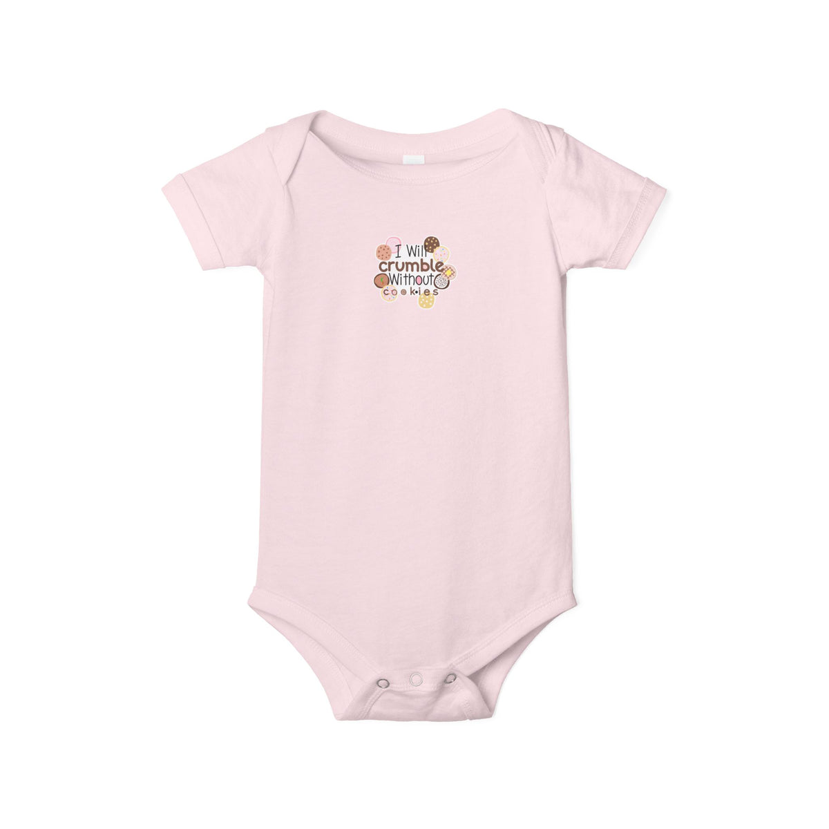 Baby Onesie - "I Will Crumble Without You" Cute Floral Infant Bodysuit