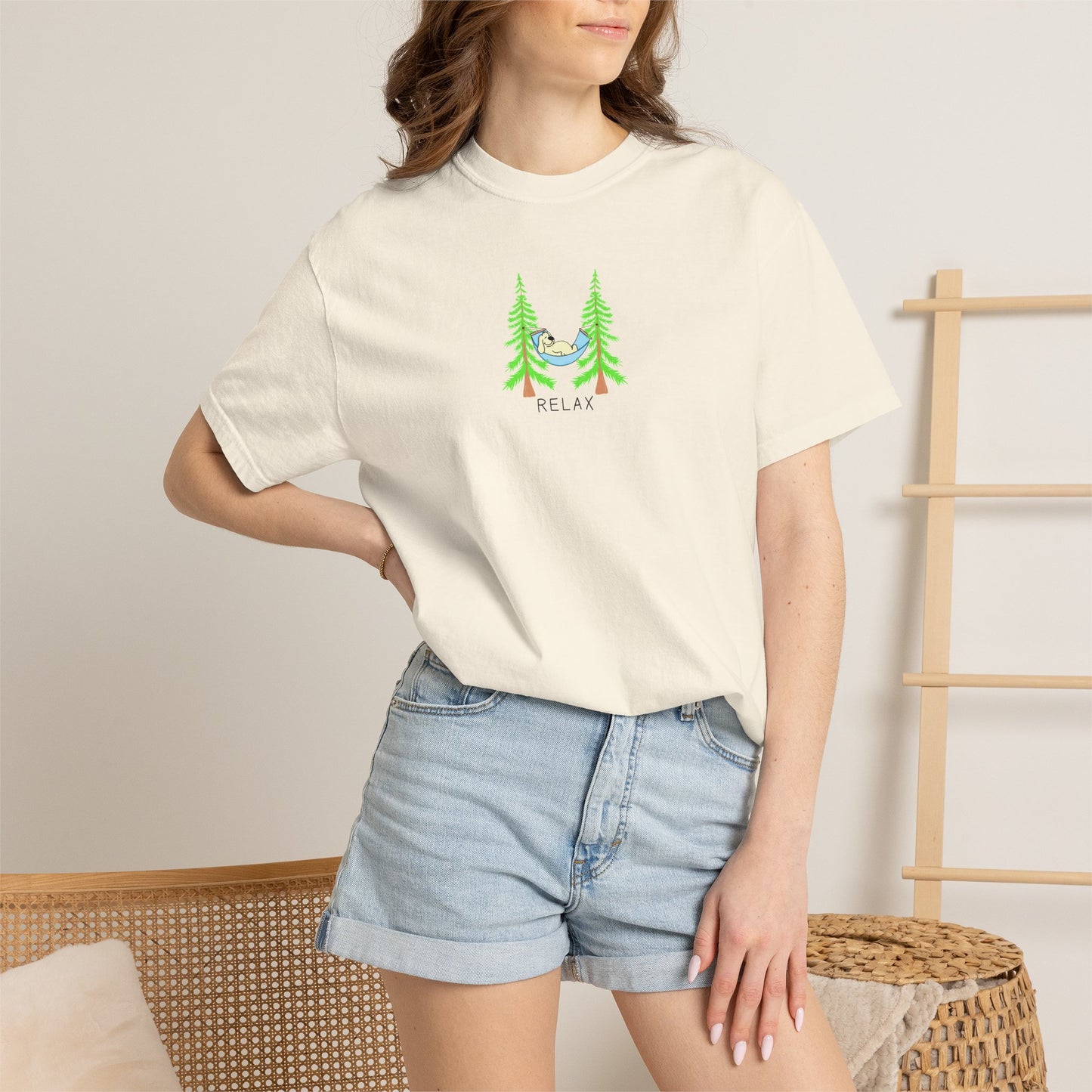 Forest Sloth Tee — Relaxing 'Chill Out' Nature Graphic T-Shirt