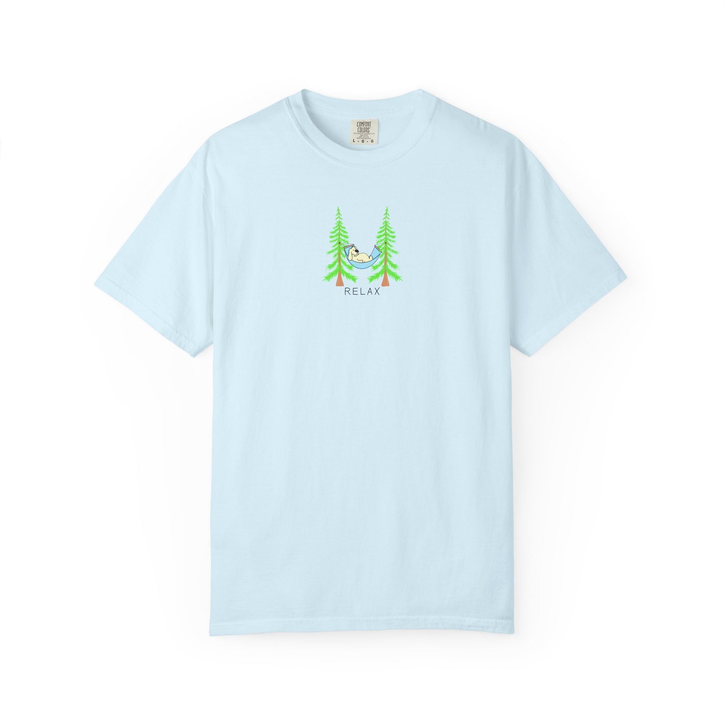 Forest Sloth Tee — Relaxing 'Chill Out' Nature Graphic T-Shirt