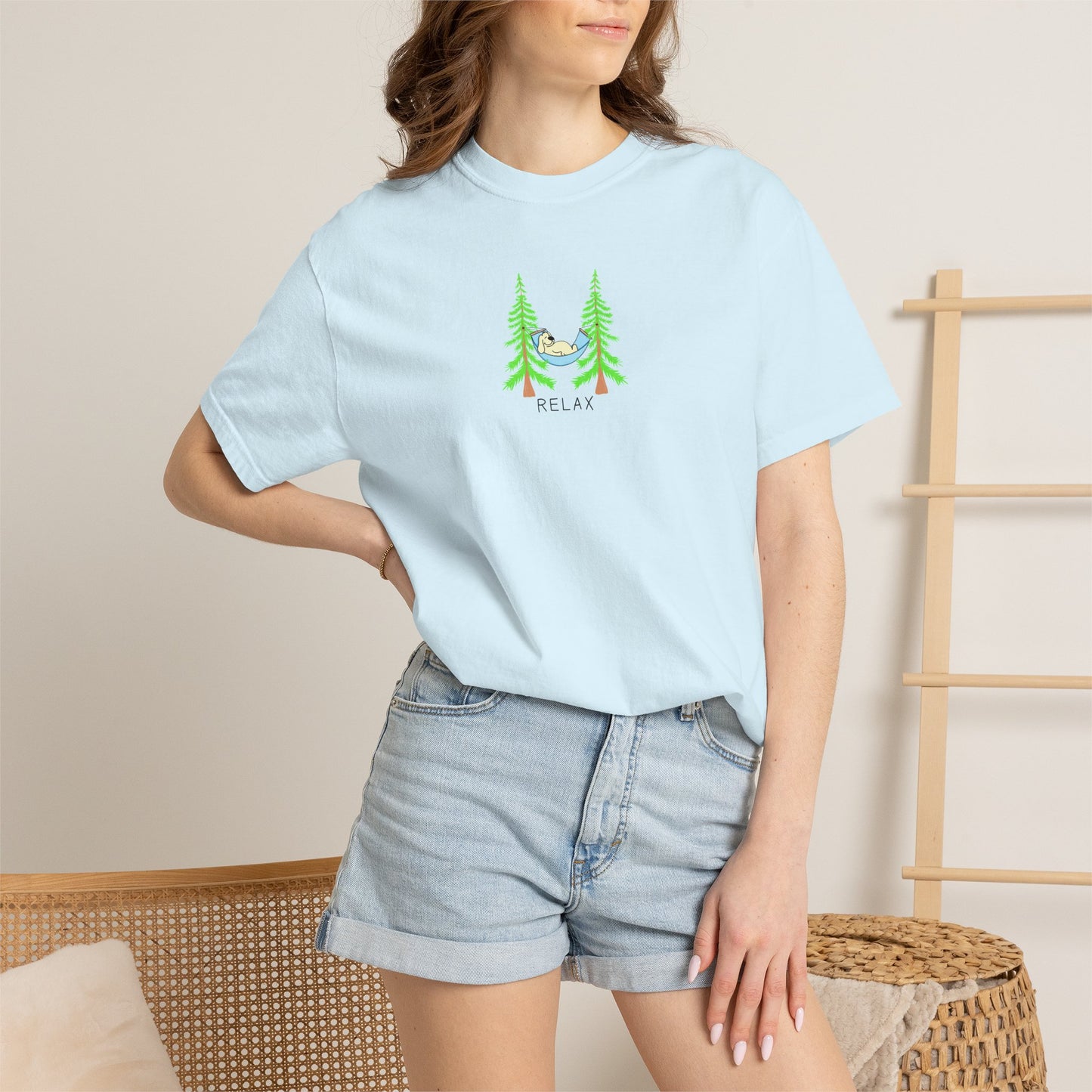Forest Sloth Tee — Relaxing 'Chill Out' Nature Graphic T-Shirt
