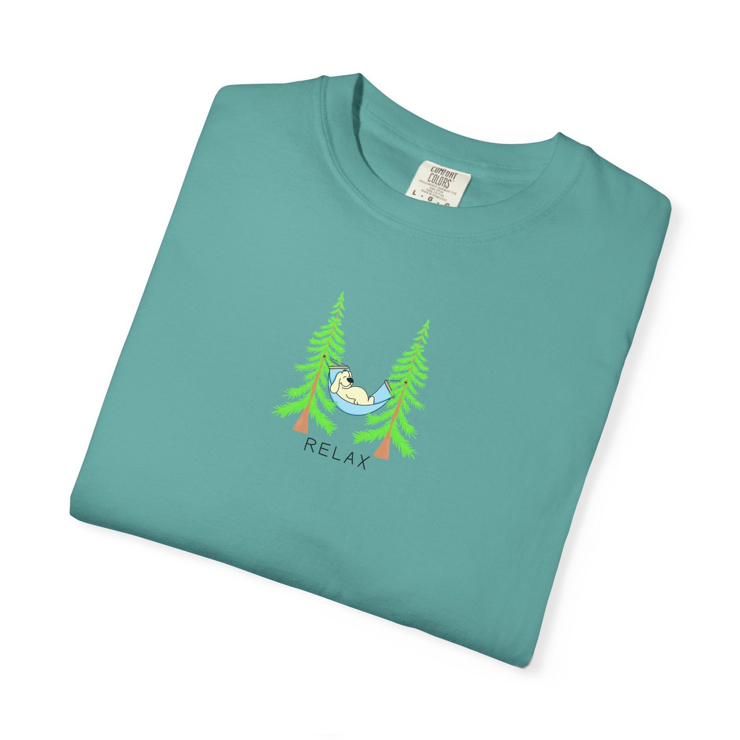 Forest Sloth Tee — Relaxing 'Chill Out' Nature Graphic T-Shirt