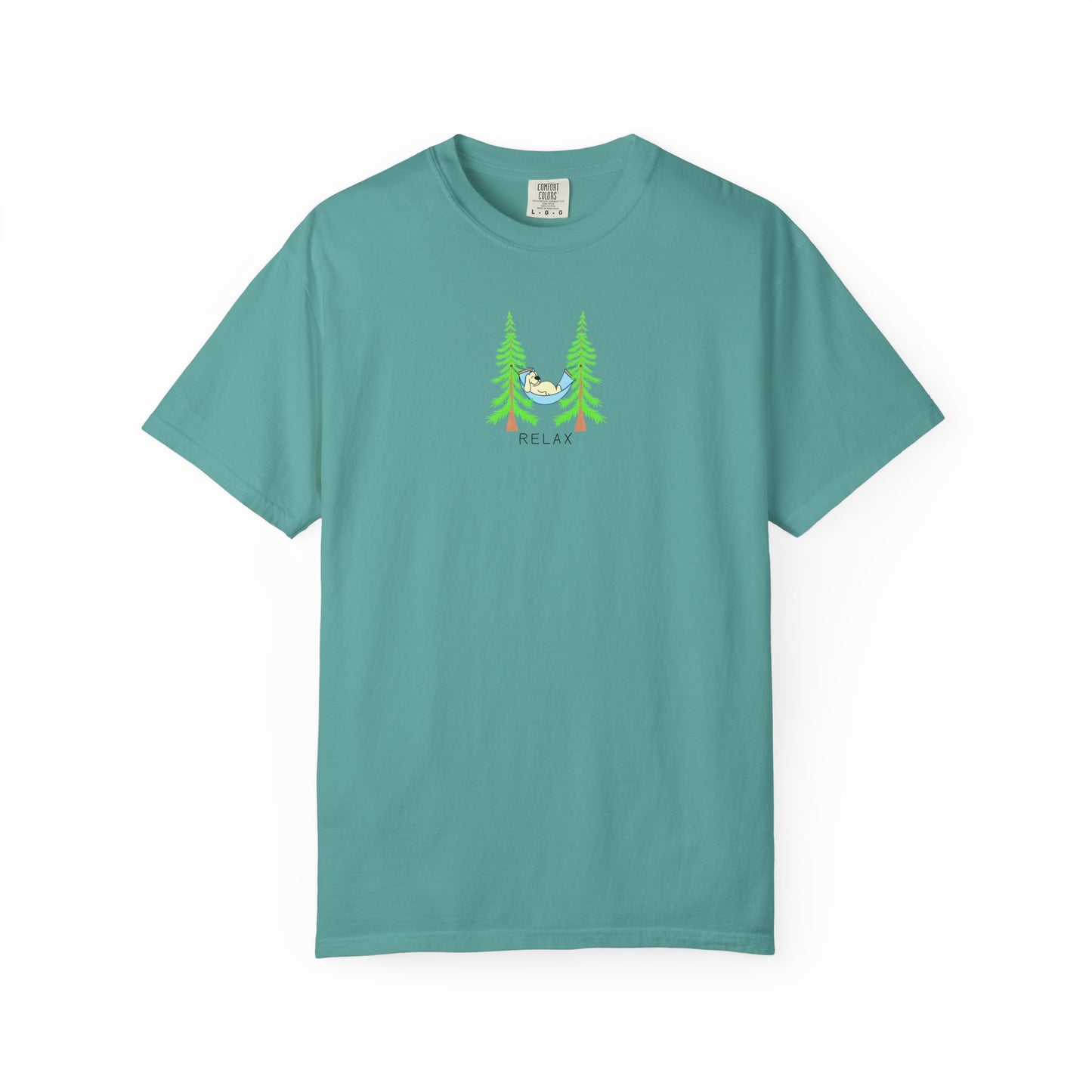 Forest Sloth Tee — Relaxing 'Chill Out' Nature Graphic T-Shirt