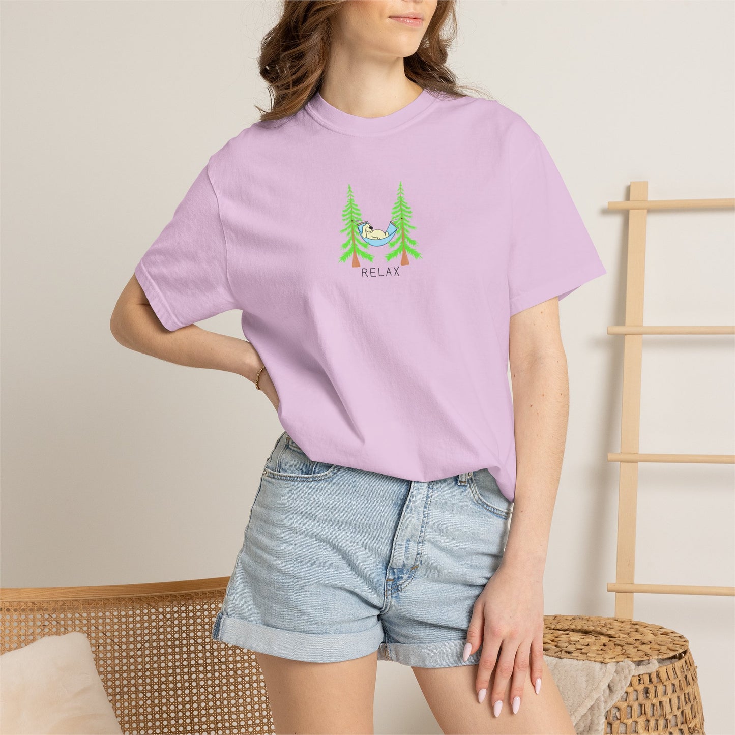 Forest Sloth Tee — Relaxing 'Chill Out' Nature Graphic T-Shirt