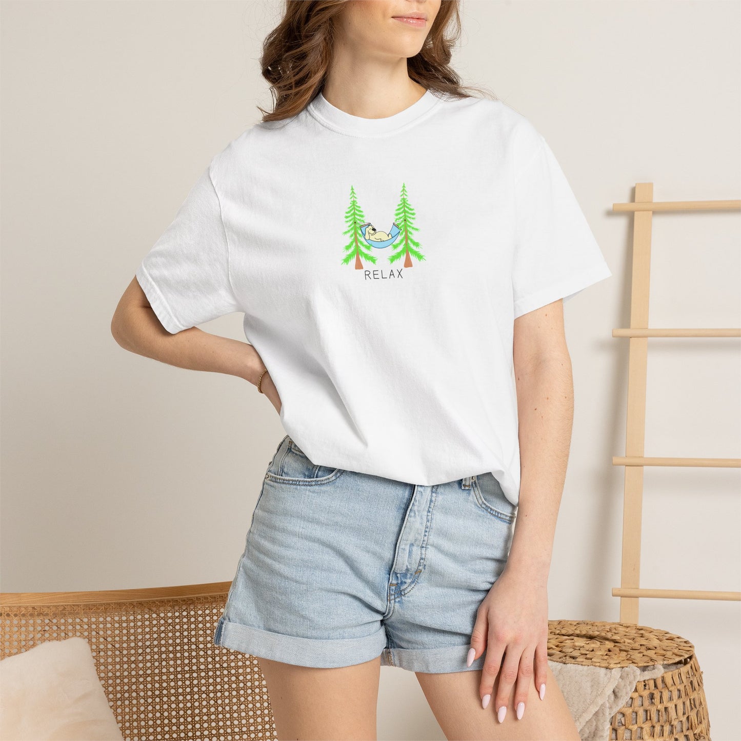 Forest Sloth Tee — Relaxing 'Chill Out' Nature Graphic T-Shirt