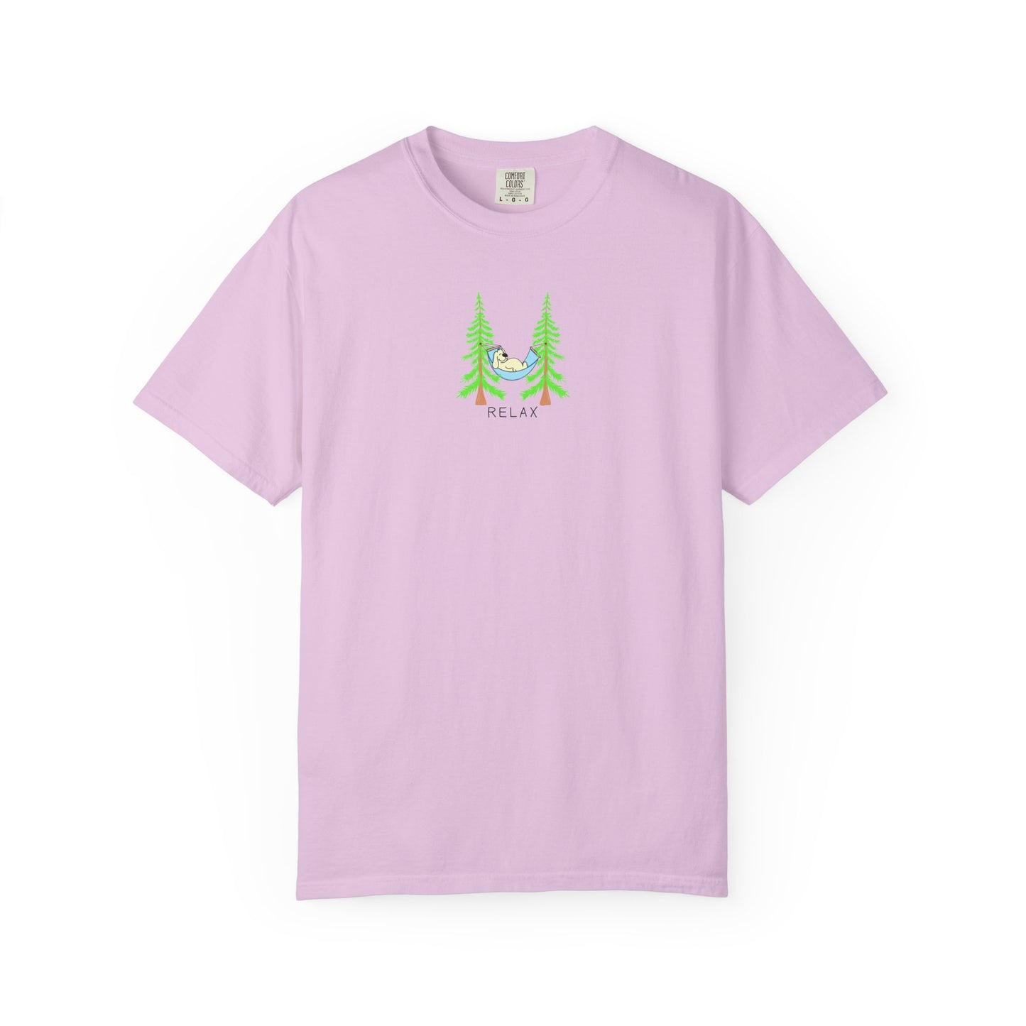 Forest Sloth Tee — Relaxing 'Chill Out' Nature Graphic T-Shirt