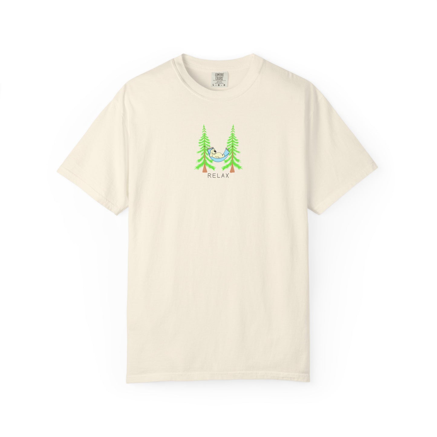 Forest Sloth Tee — Relaxing 'Chill Out' Nature Graphic T-Shirt