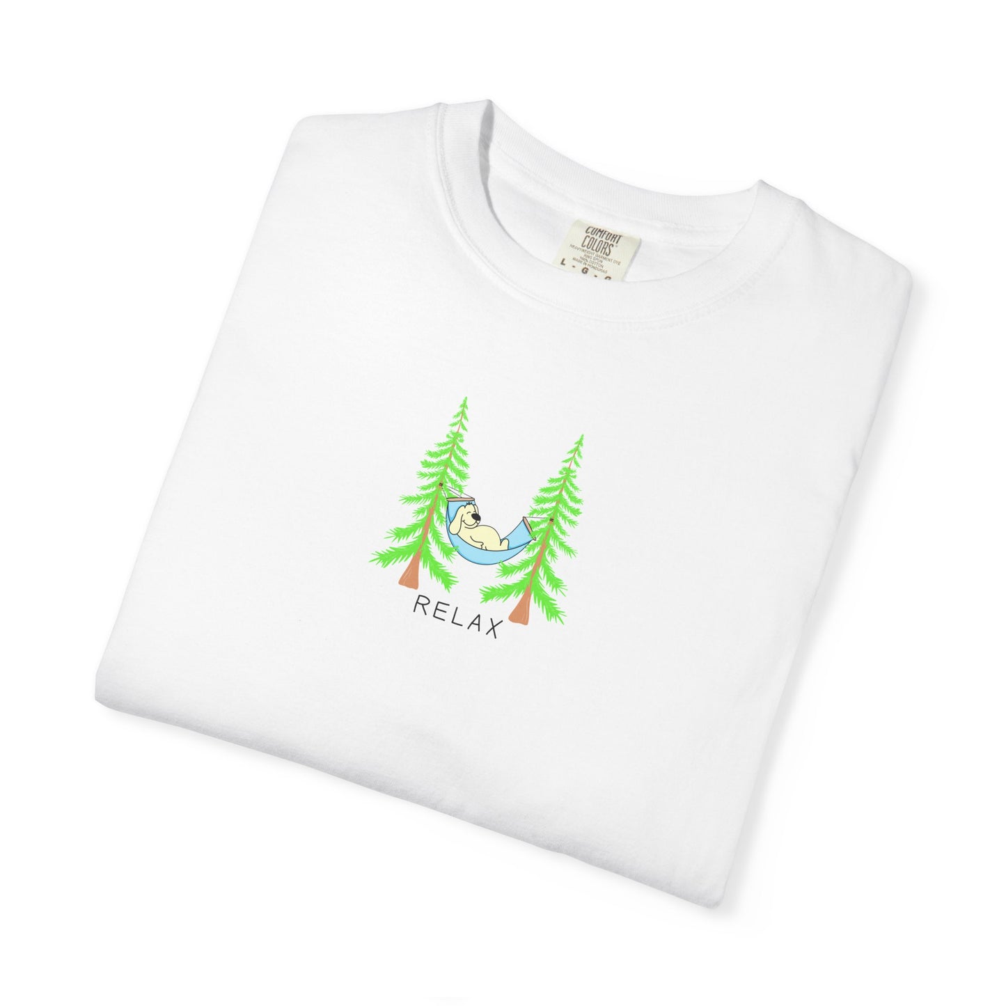 Forest Sloth Tee — Relaxing 'Chill Out' Nature Graphic T-Shirt