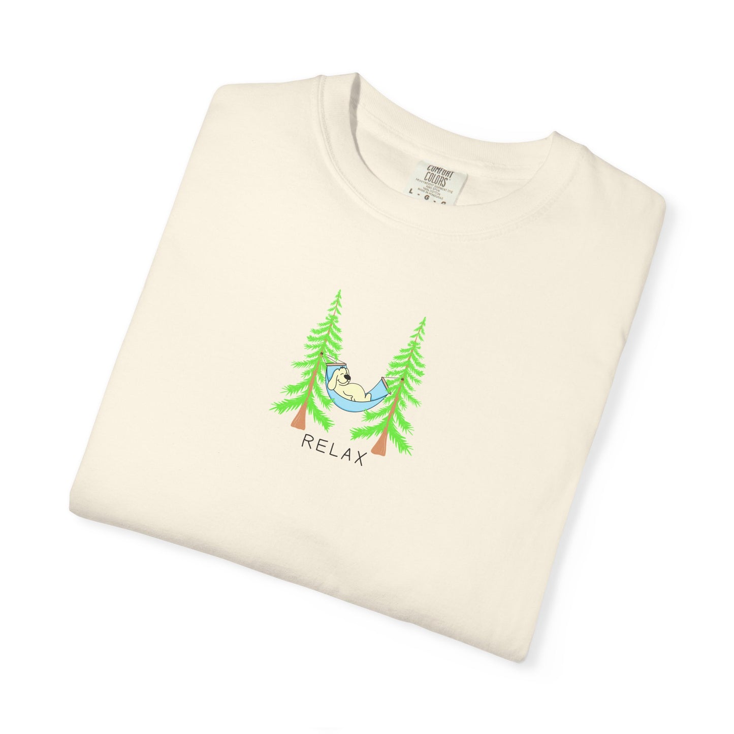 Forest Sloth Tee — Relaxing 'Chill Out' Nature Graphic T-Shirt