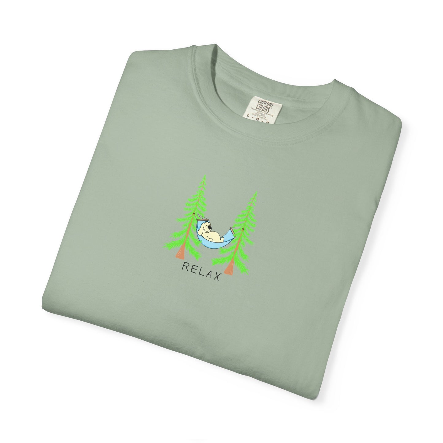 Forest Sloth Tee — Relaxing 'Chill Out' Nature Graphic T-Shirt