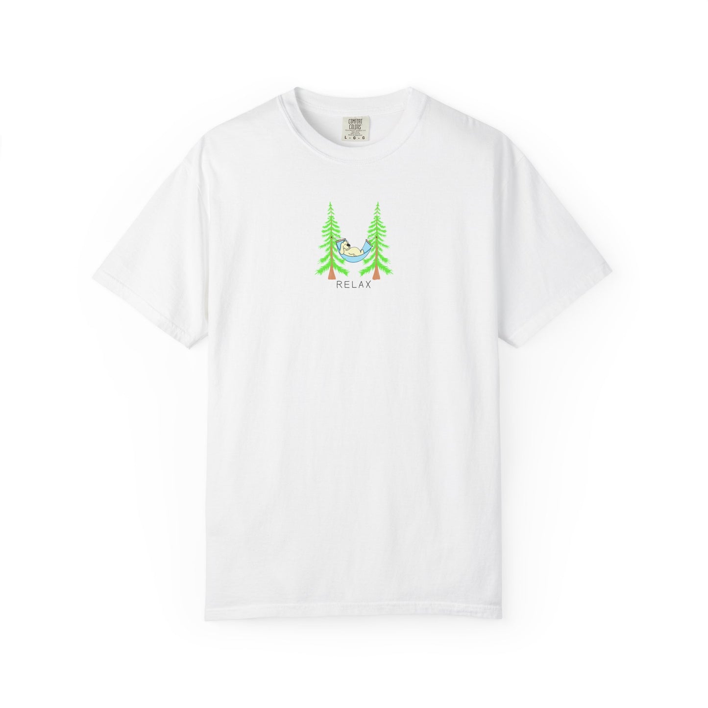 Forest Sloth Tee — Relaxing 'Chill Out' Nature Graphic T-Shirt