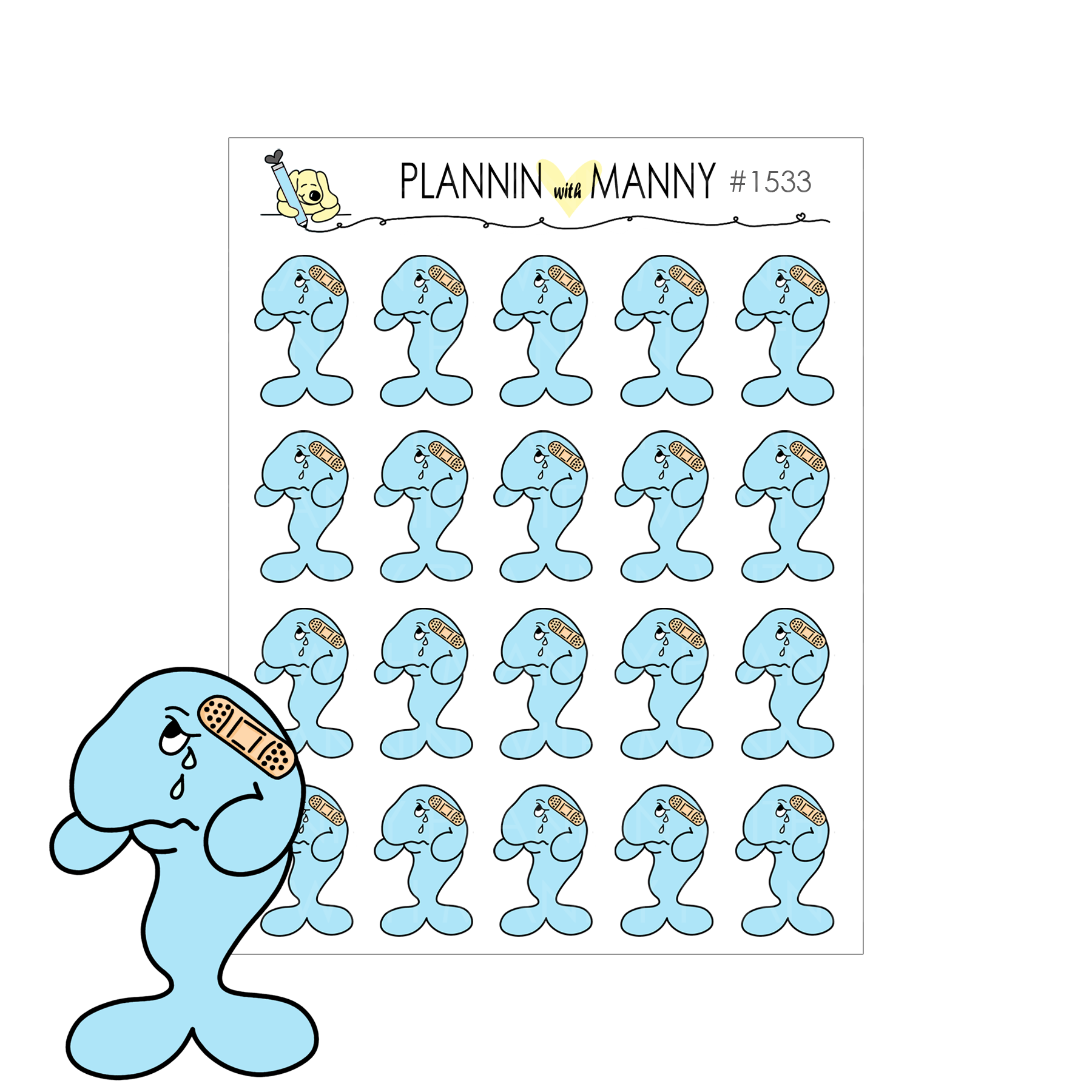 1533 Whaley Hurt Planner Stickers