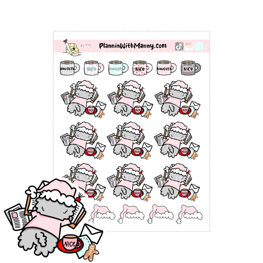 1775 Owen Naughty and Nice Planning Planner Stickers