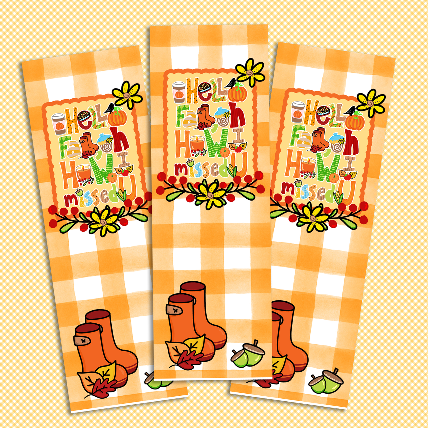 Oh Fall Bookmark!