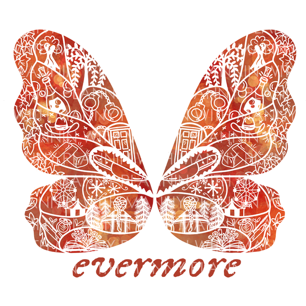 Evermore Era Butterfly Vinyl Sticker, Bookmark, and Notecard Options MB144