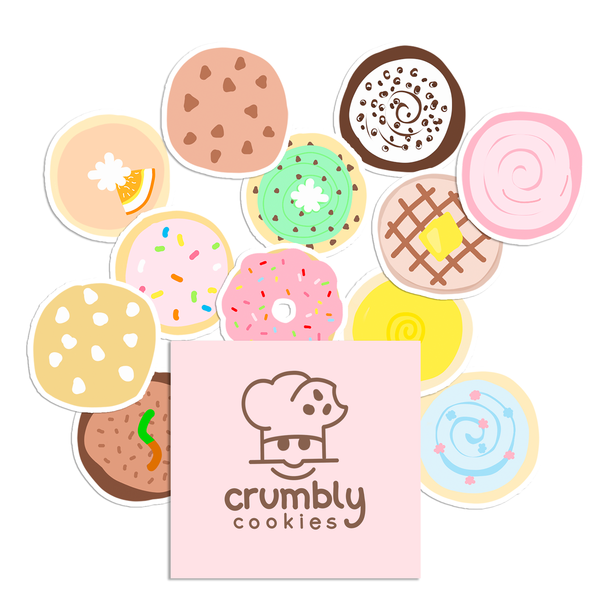 MB170 Manny Crumbly Cookies Vinyl Sticker & Optional Cookie VInyls